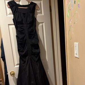 Xscape Black Maxi evening gown Dress